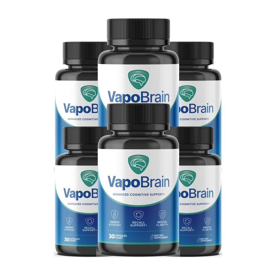 6 Bottles of VapoBrain cognitive support capsules